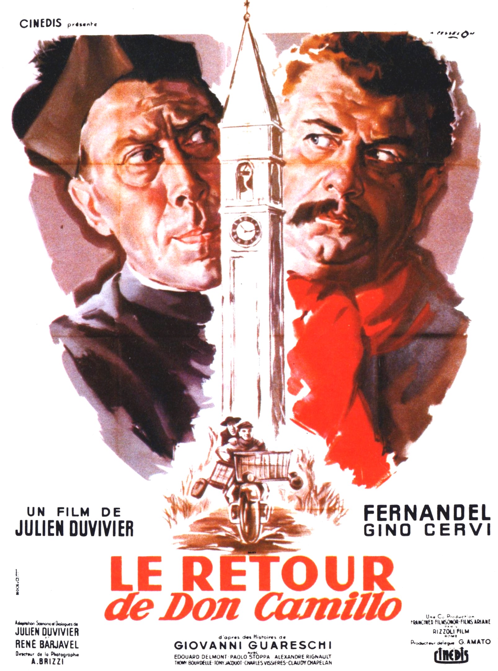 affiche du film Le retour de Don Camillo