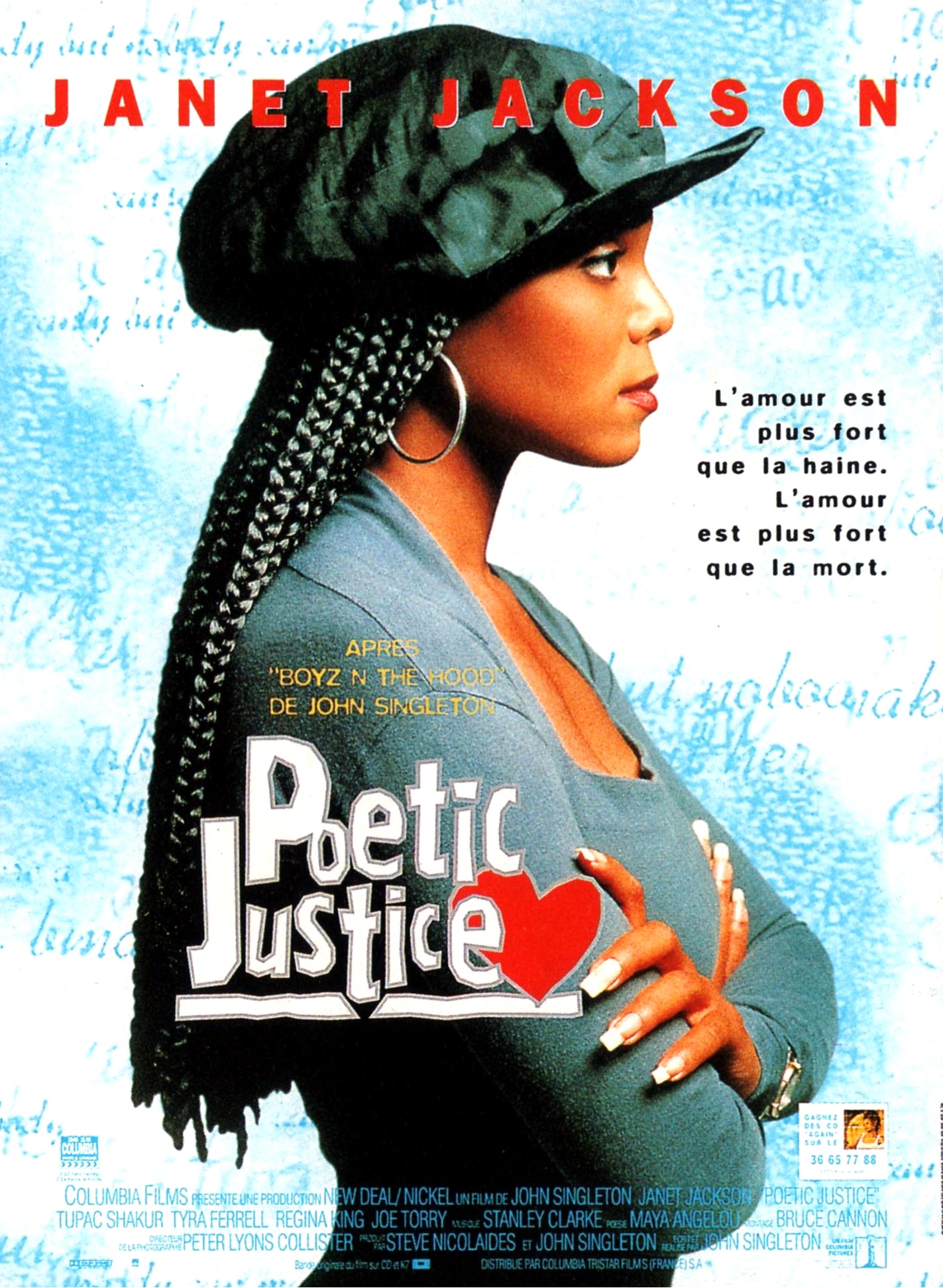 affiche du film Poetic Justice