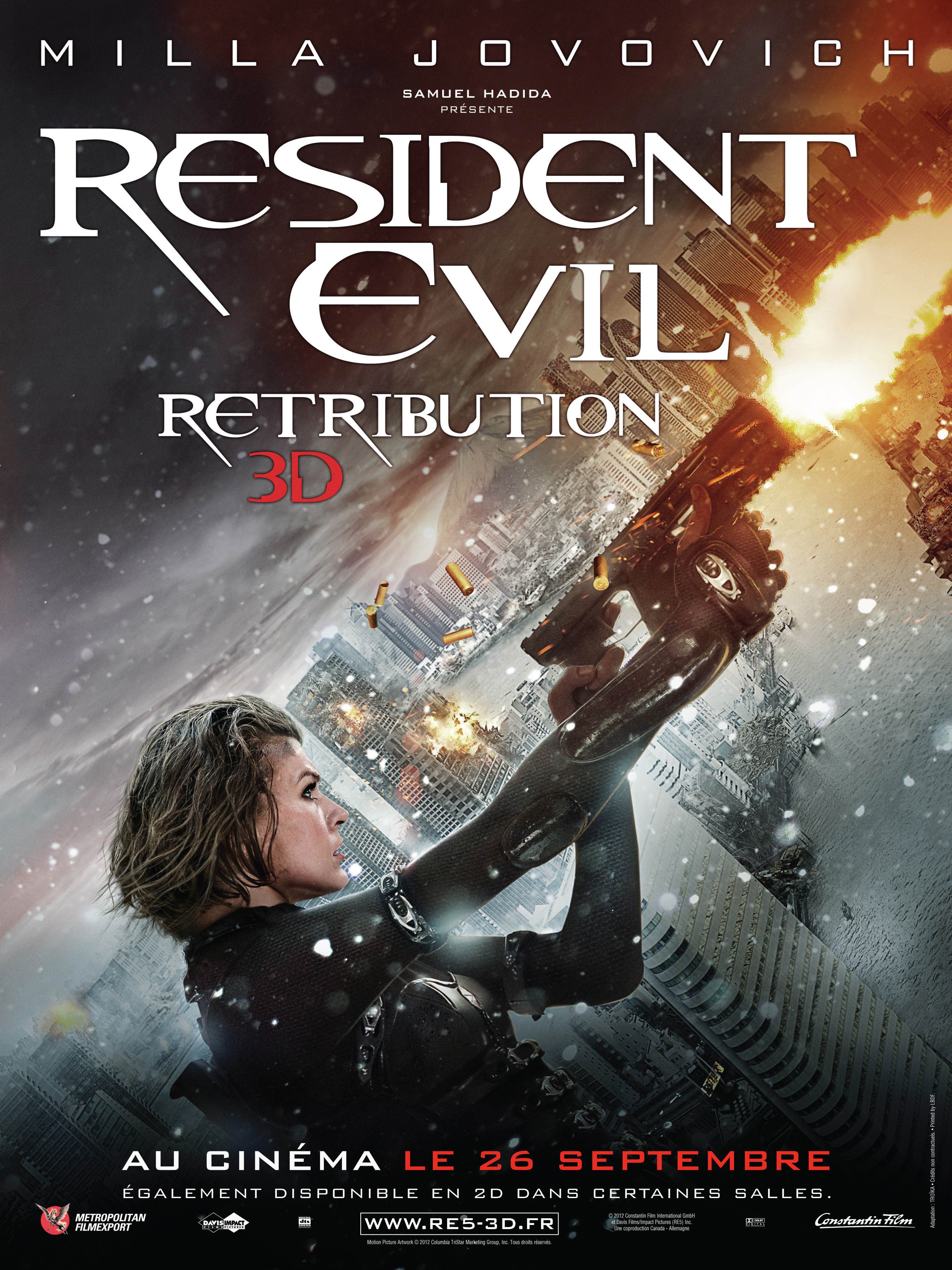 affiche du film Resident Evil: Retribution
