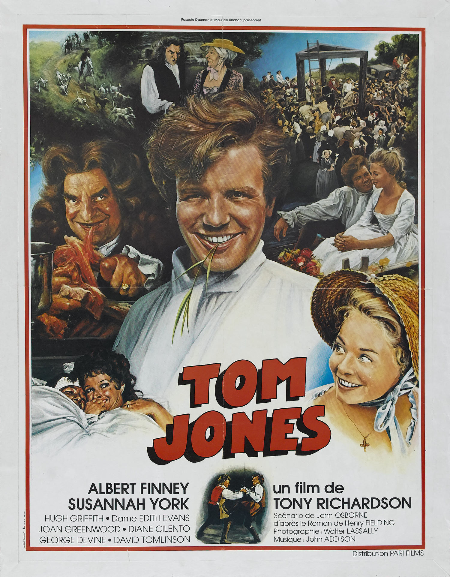 affiche du film Tom Jones : Entre l'alcôve et la potence