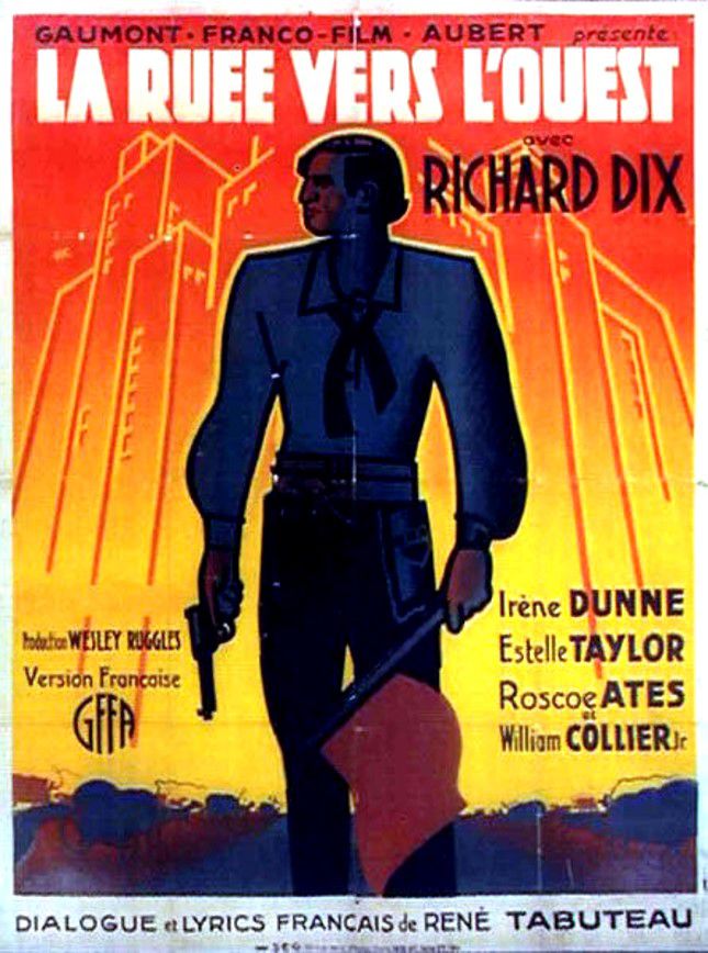 affiche du film La ruée vers l'ouest (1931)