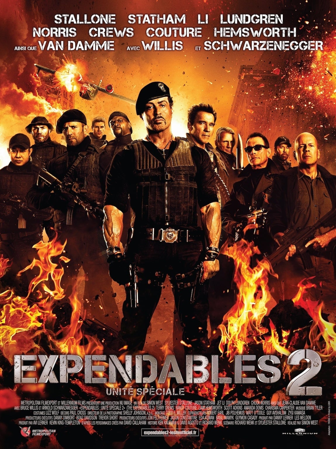 affiche du film Expendables 2 : Unité spéciale