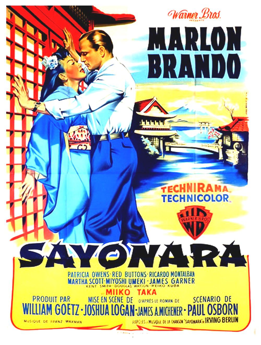 affiche du film Sayonara
