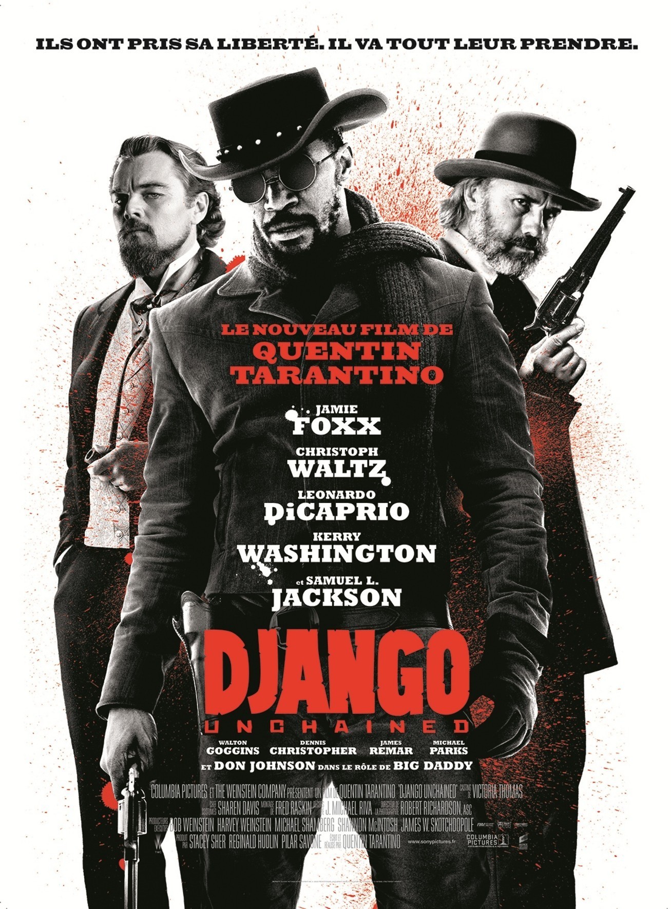 affiche du film Django Unchained