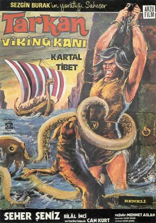affiche du film Tarkan contre les Vikings
