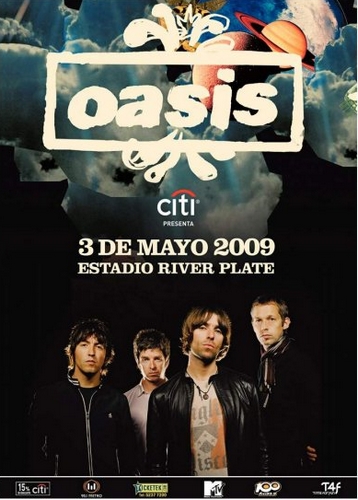 affiche du film Oasis: Live at River Plate (2009)