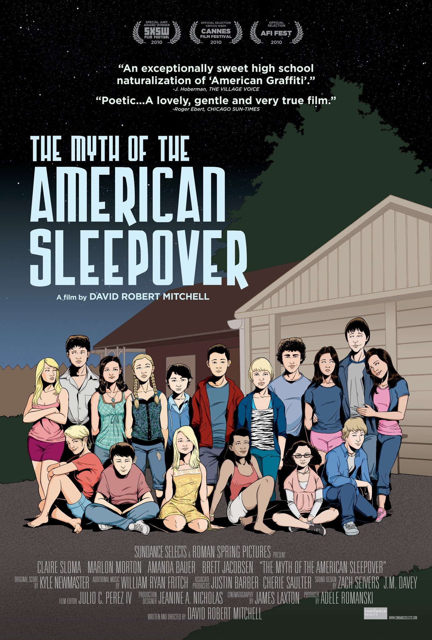 affiche du film The Myth of the American Sleepover