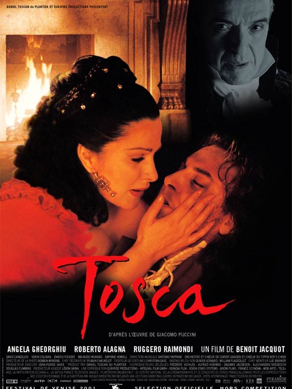 affiche du film Tosca de Giacomo Puccini
