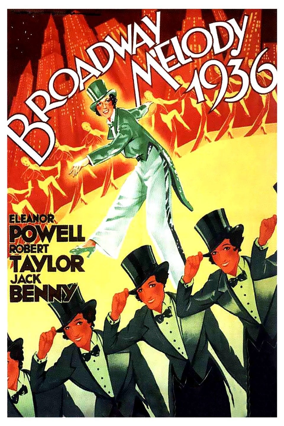 affiche du film Broadway Melody 1936: Naissance d'une étoile