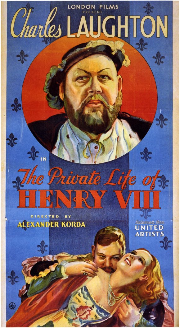 affiche du film La vie privée d'Henry VIII