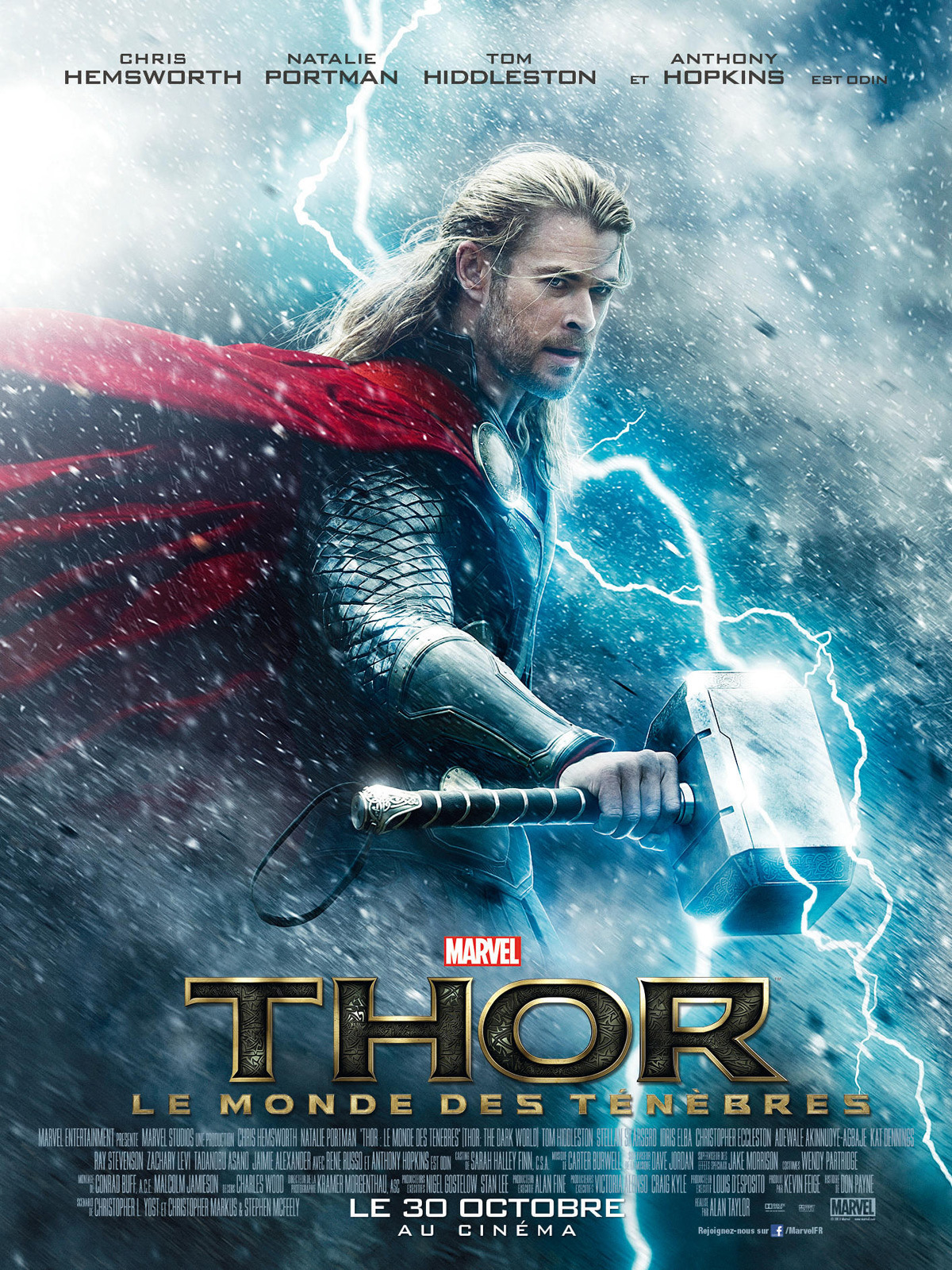 affiche du film Thor : Le monde des ténèbres