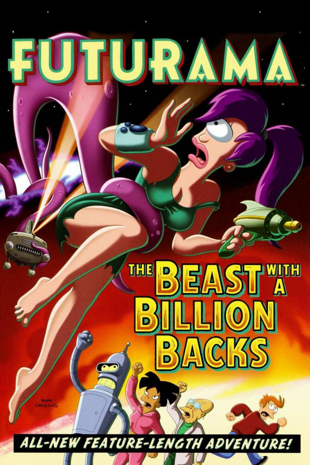 affiche du film Futurama : Le monstre au milliard de tentacules