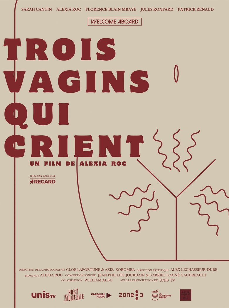 affiche du film Trois vagins qui crient