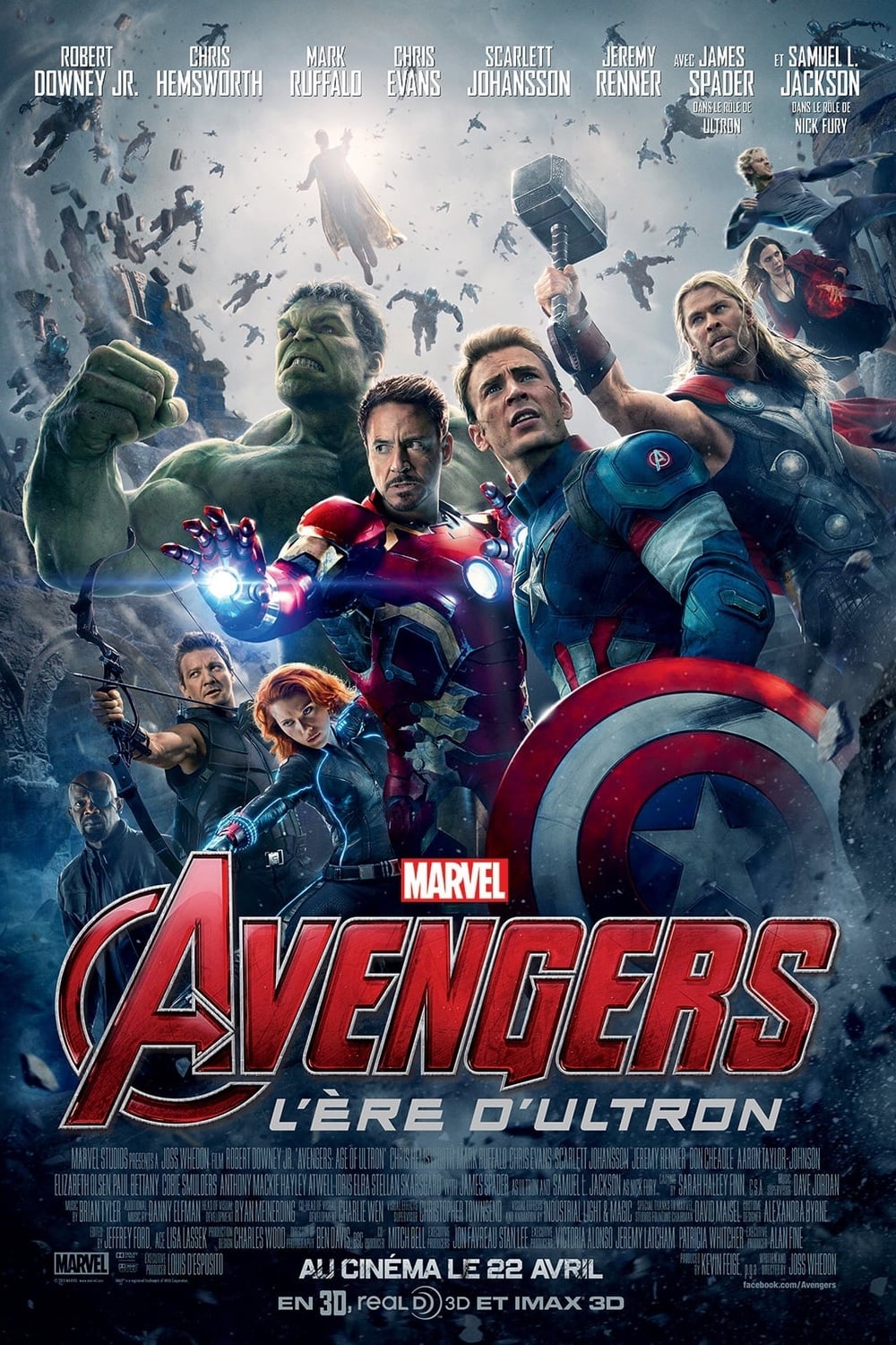 affiche du film Avengers : L'Ère d'Ultron