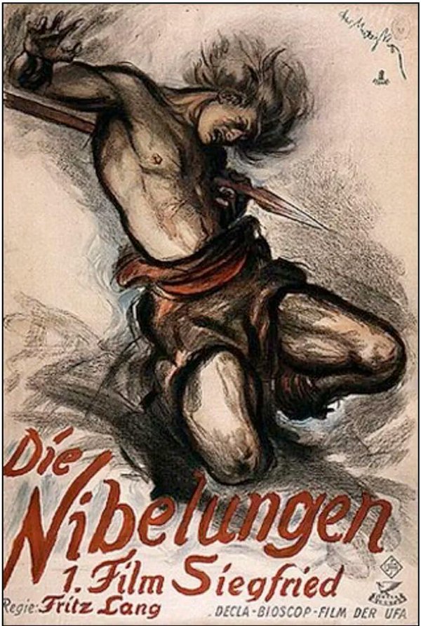 affiche du film Les nibelungen : la mort de Siegfried