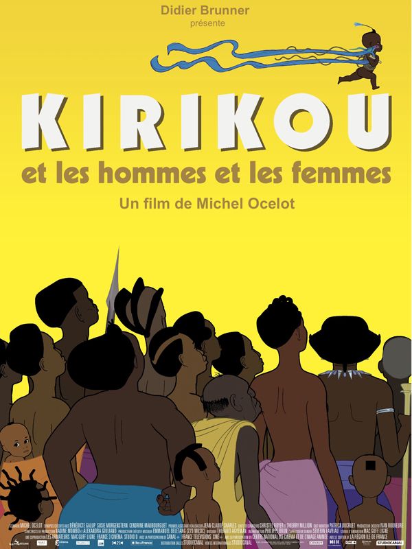 affiche du film Kirikou et les hommes et les femmes