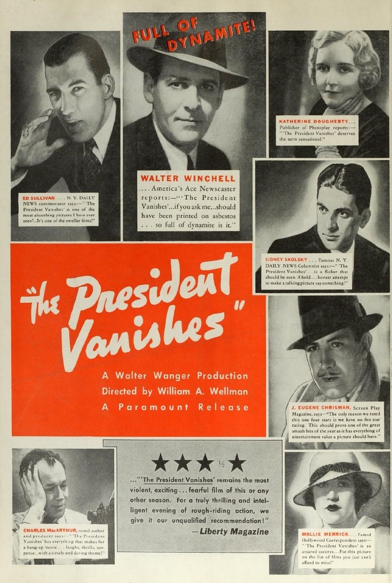 affiche du film The President Vanishes