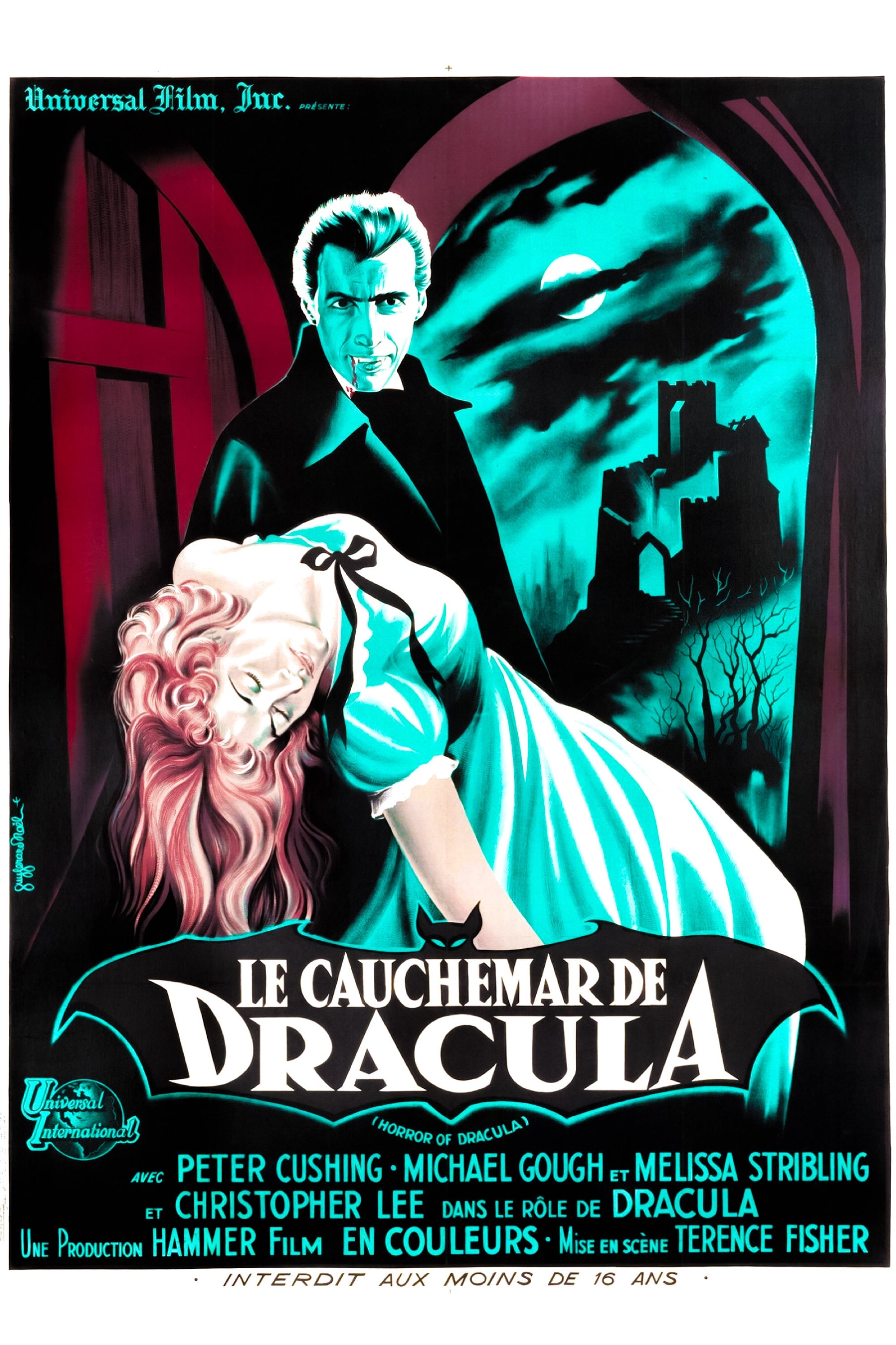 affiche du film Le cauchemar de Dracula