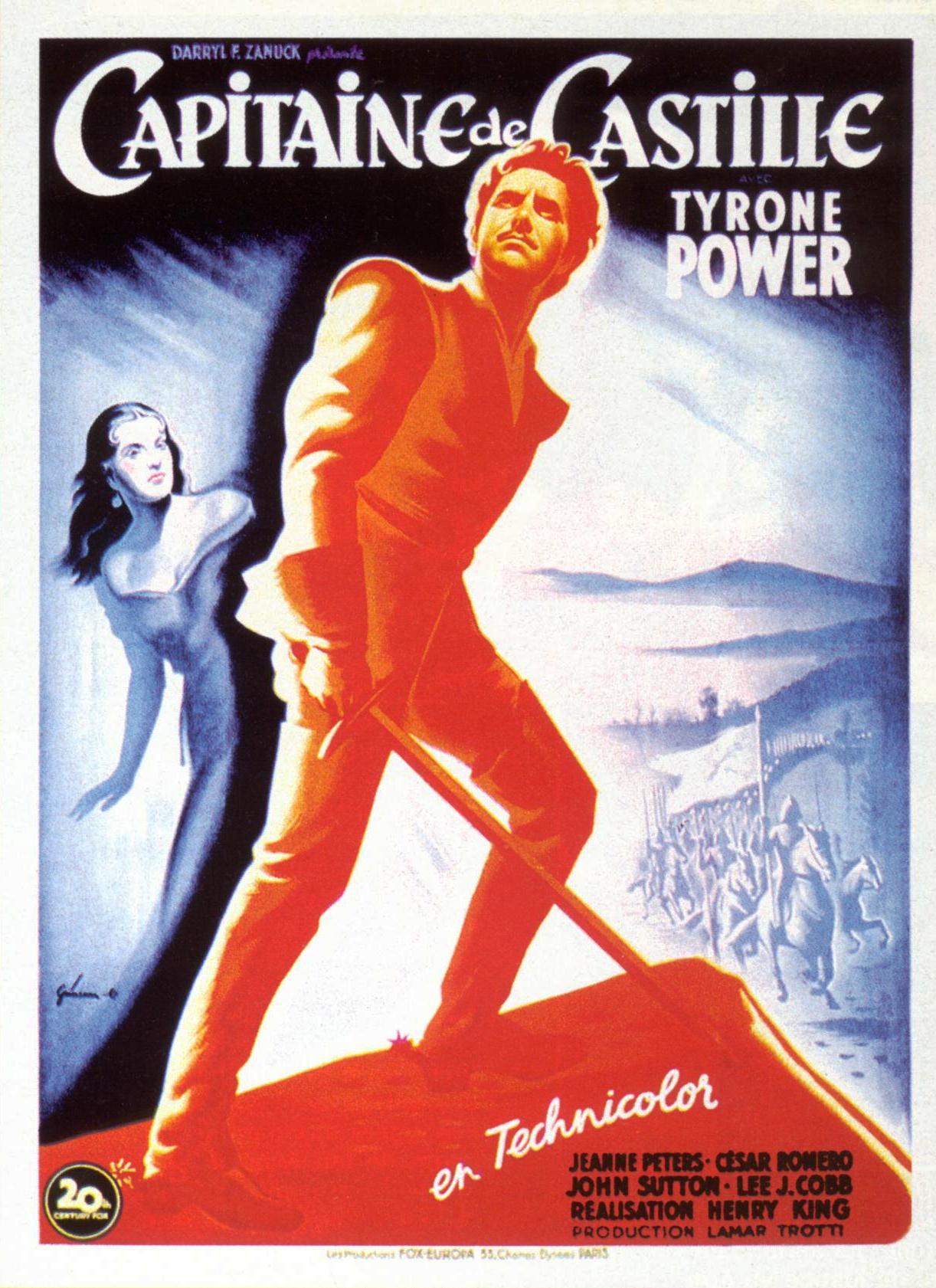 affiche du film Capitaine de Castille