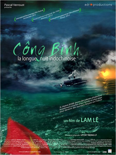 affiche du film Công Binh la longue nuit indochinoise