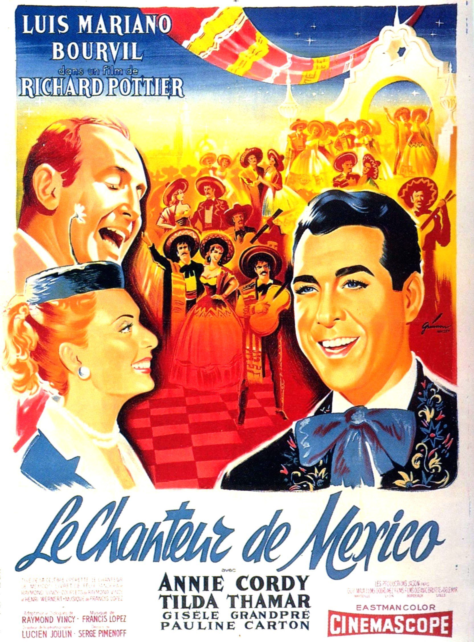 affiche du film Le chanteur de Mexico