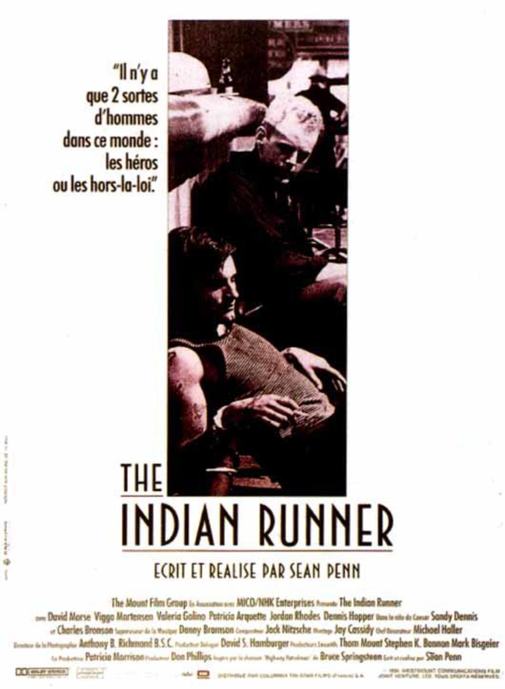 affiche du film The Indian Runner
