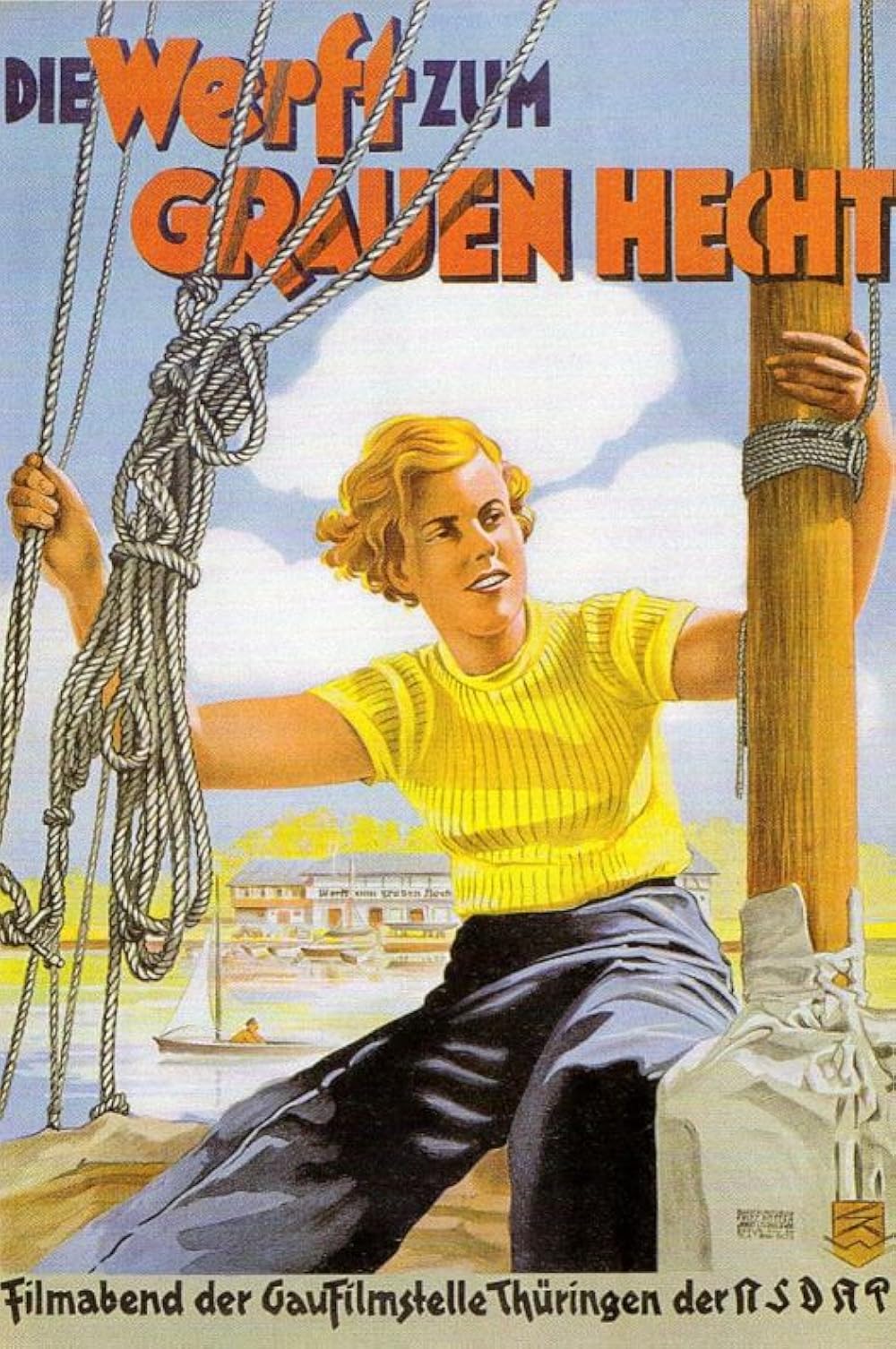affiche du film Die Werft zum Grauen Hecht