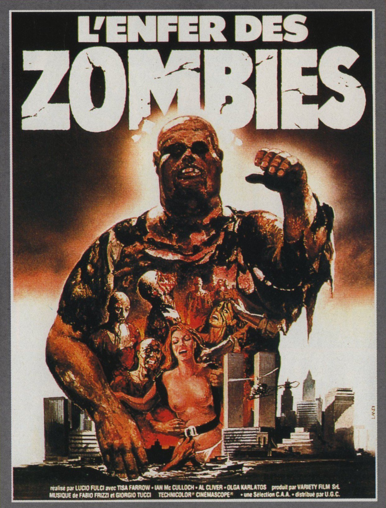 affiche du film L'Enfer des zombies