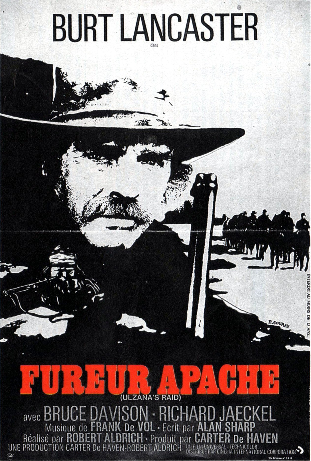 affiche du film Fureur Apache