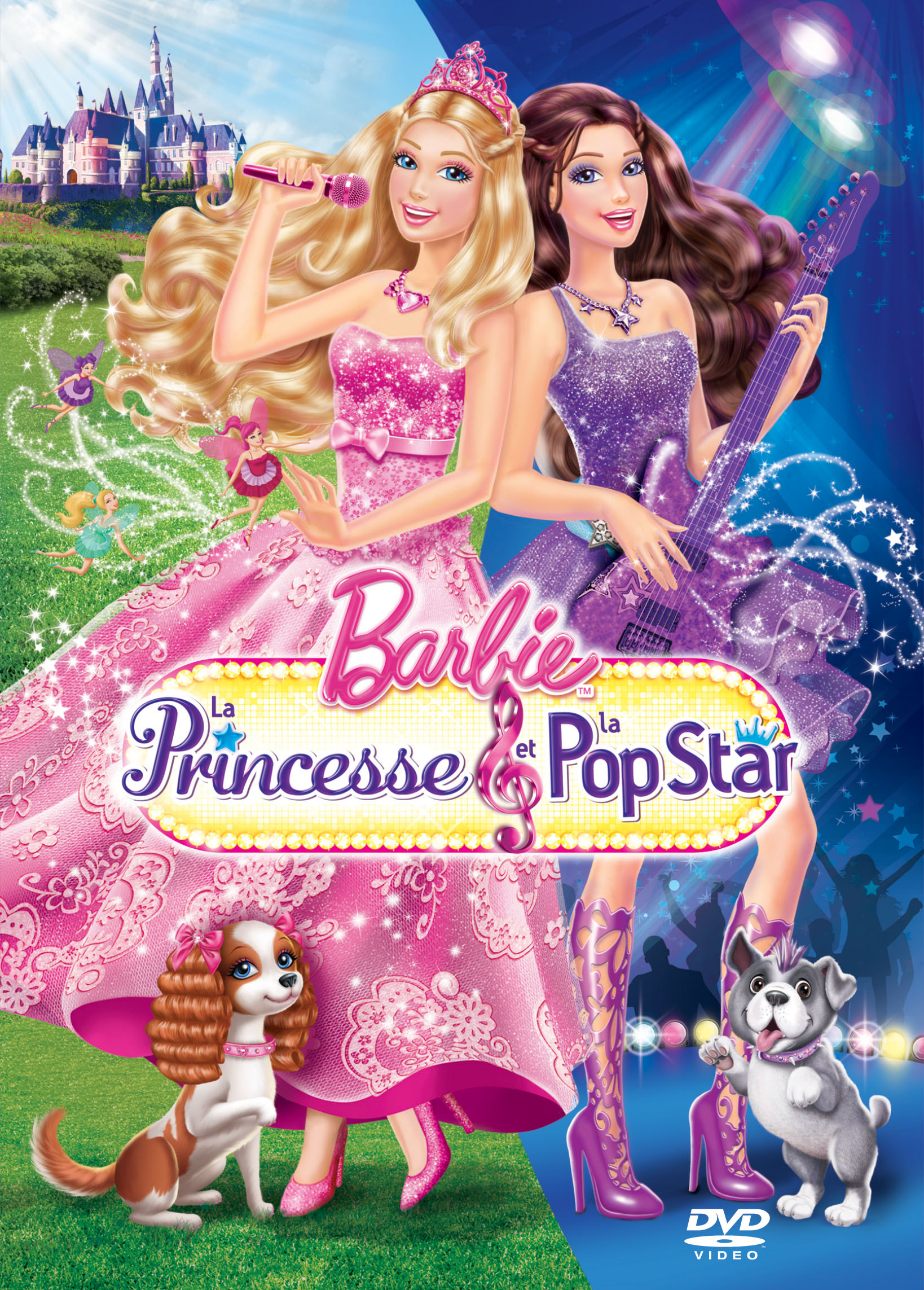 affiche du film Barbie : La princesse et la popstar