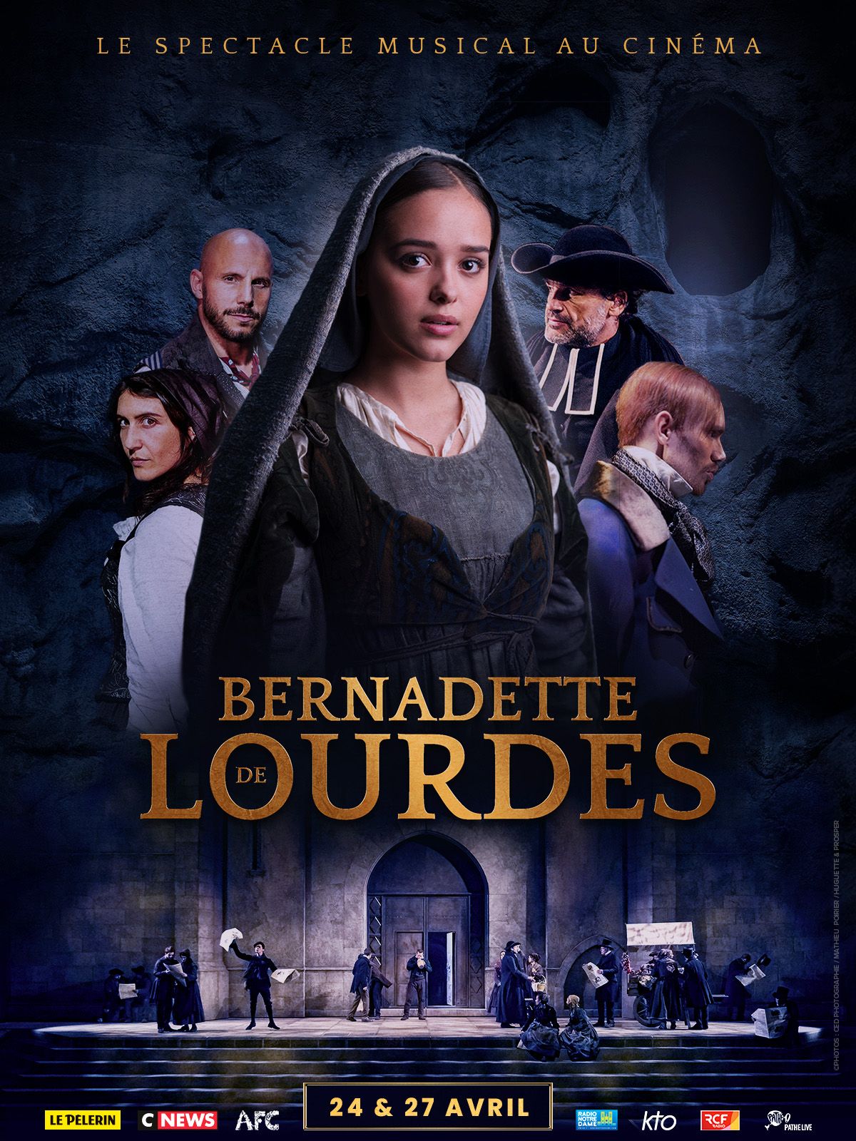 affiche du film Bernadette de Lourdes : le spectacle au cinéma