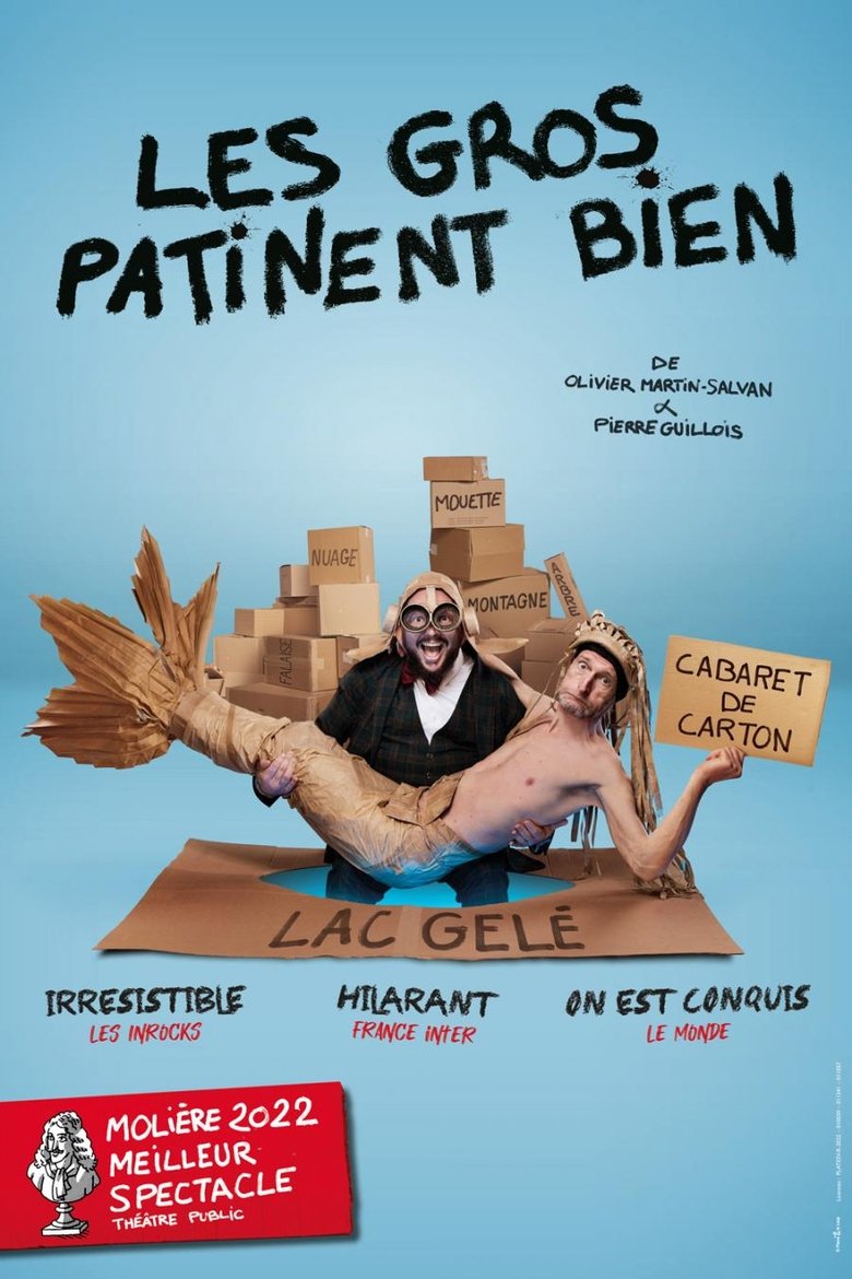 affiche du film Les Gros Patinent Bien