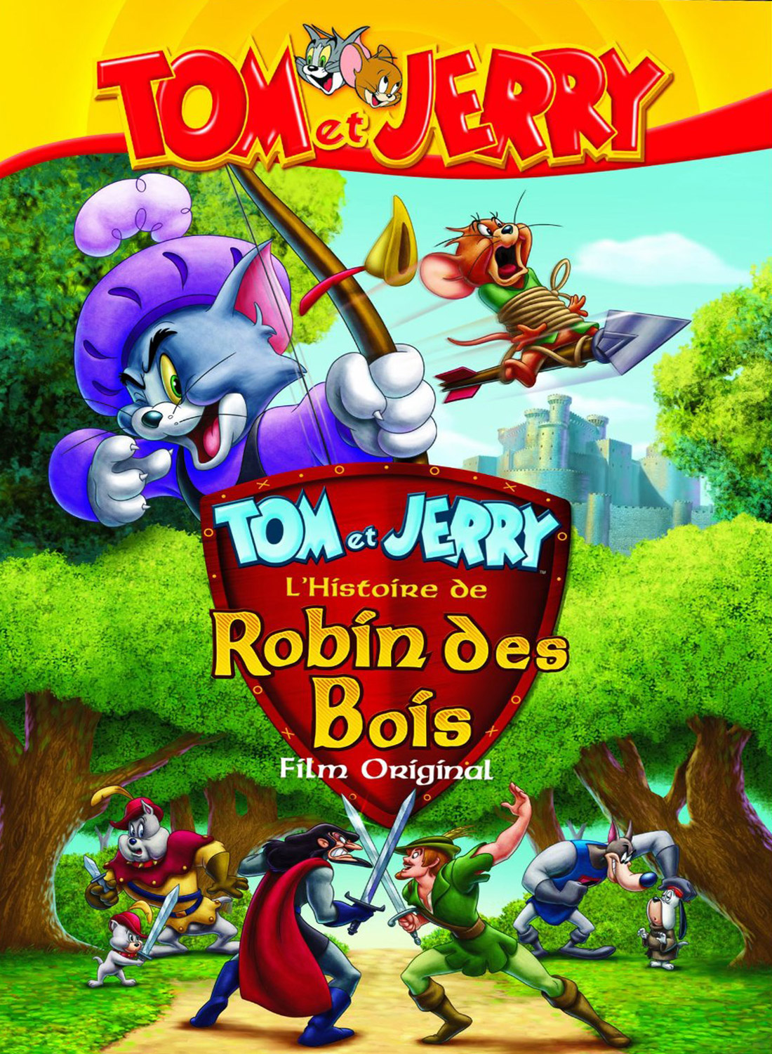 affiche du film Tom et Jerry : L'histoire de Robin des Bois