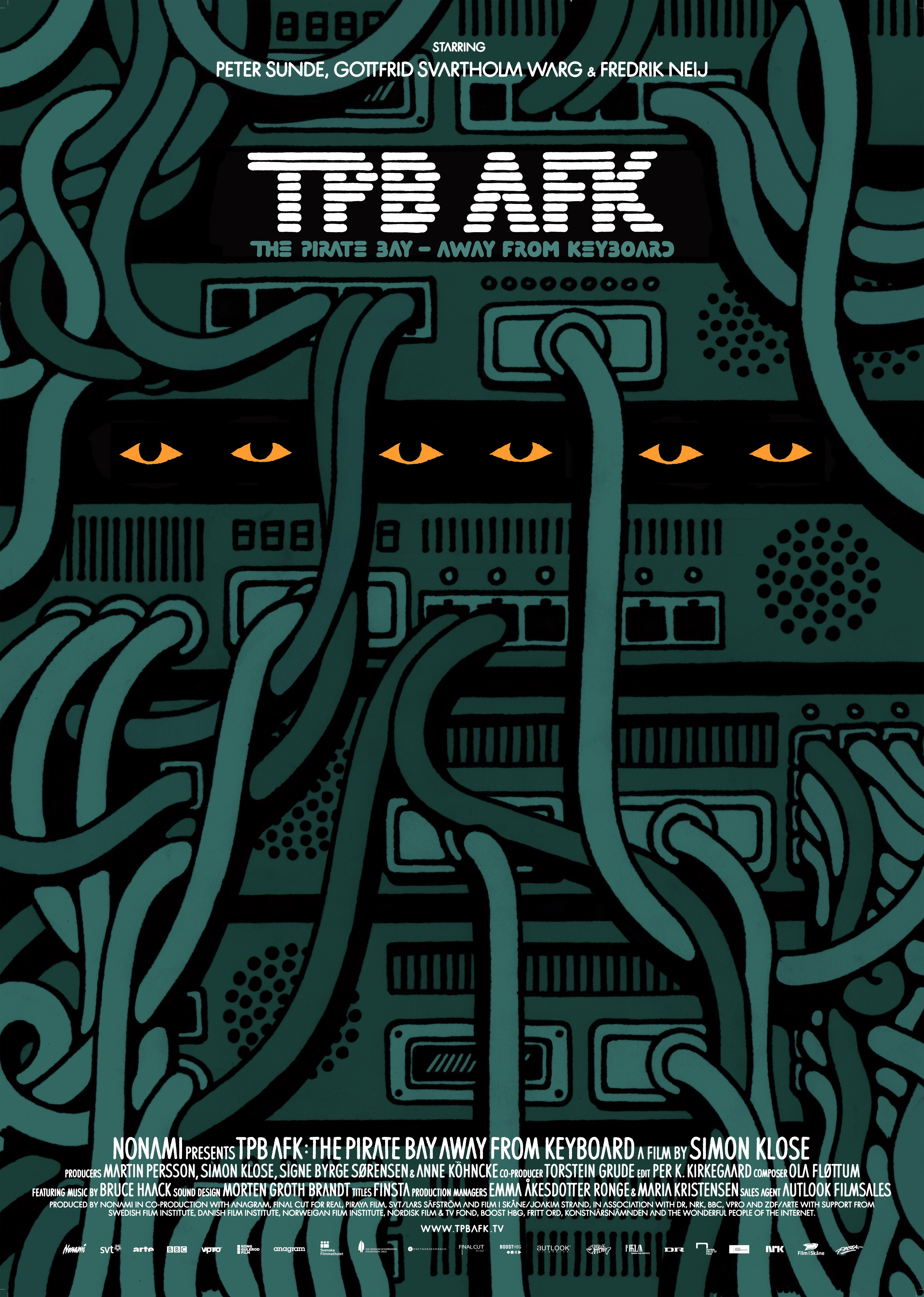 affiche du film TPB AFK: The Pirate Bay Away From Keyboard