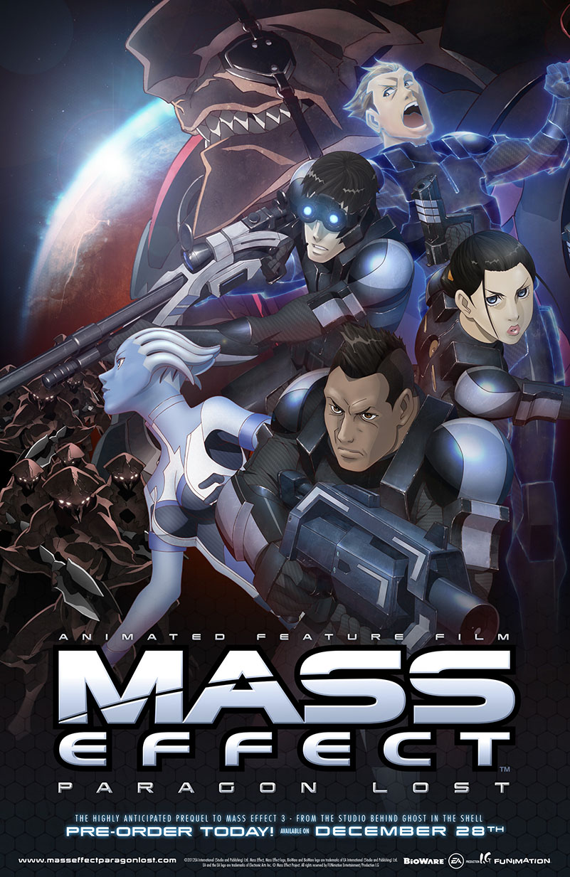 affiche du film Mass Effect: Paragon Lost