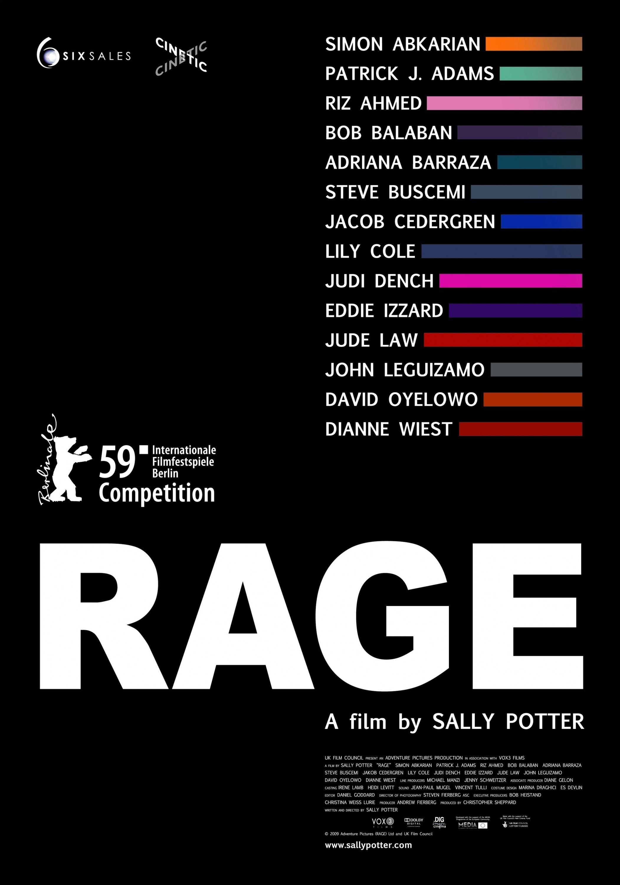 affiche du film Rage (2009)