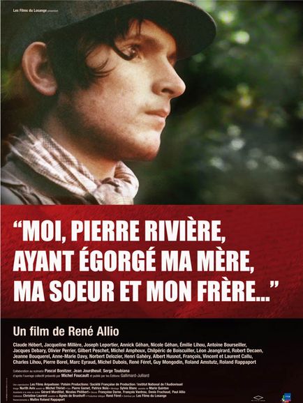 affiche du film Moi, Pierre Rivière, ayant égorgé ma mère, ma sœur et mon frère