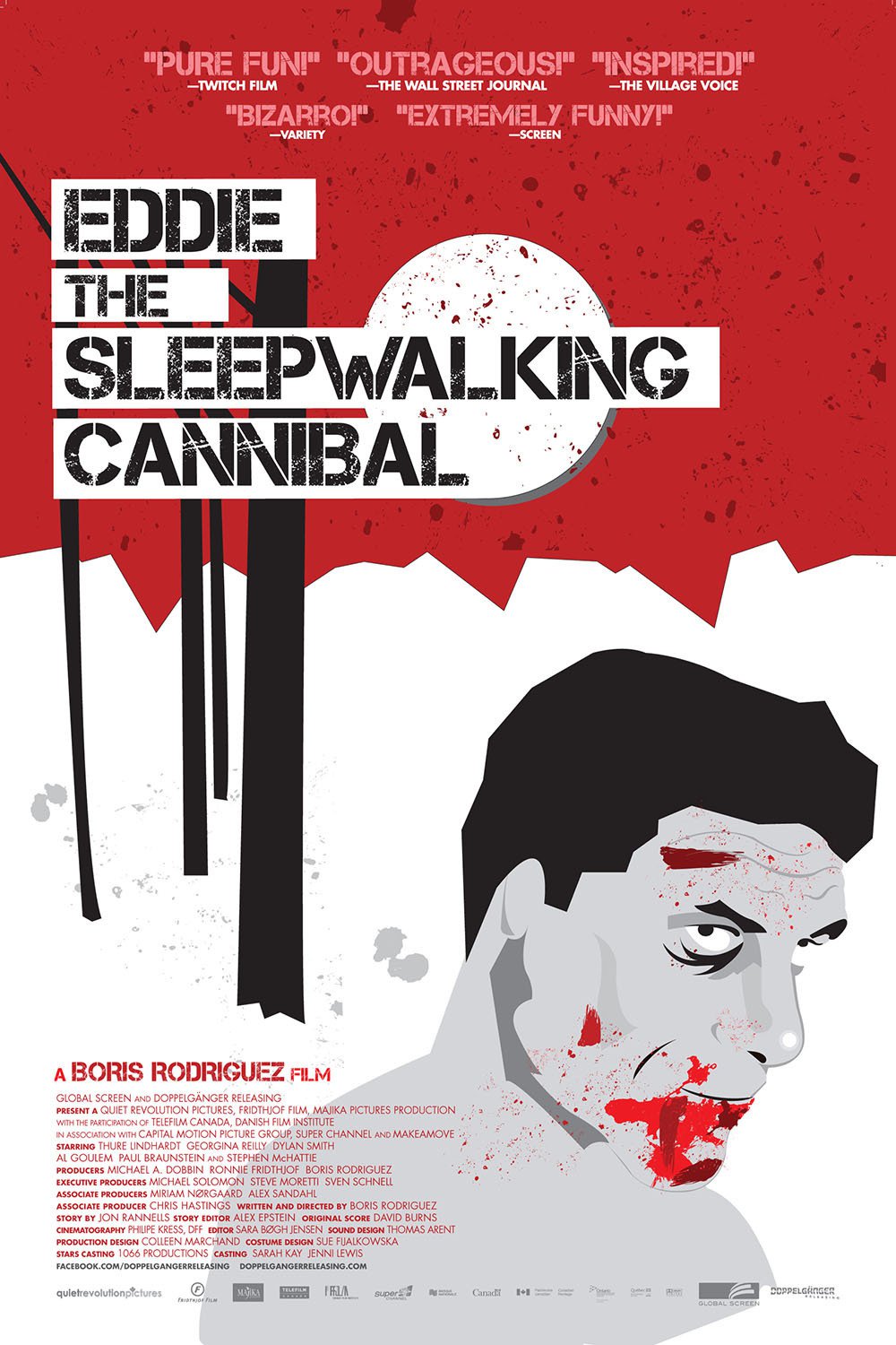affiche du film Eddie: The Sleepwalking Cannibal