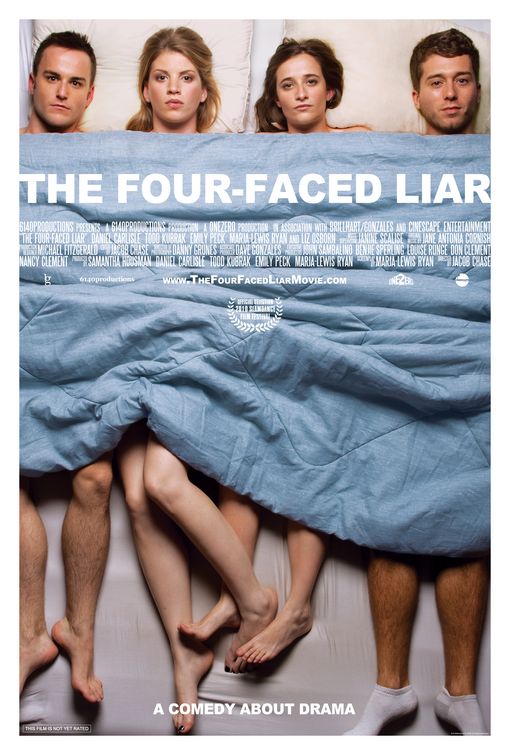 affiche du film La menteuse aux quatre visages