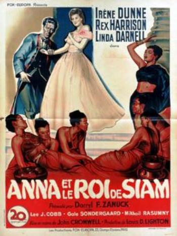 affiche du film Anna et le roi de Siam