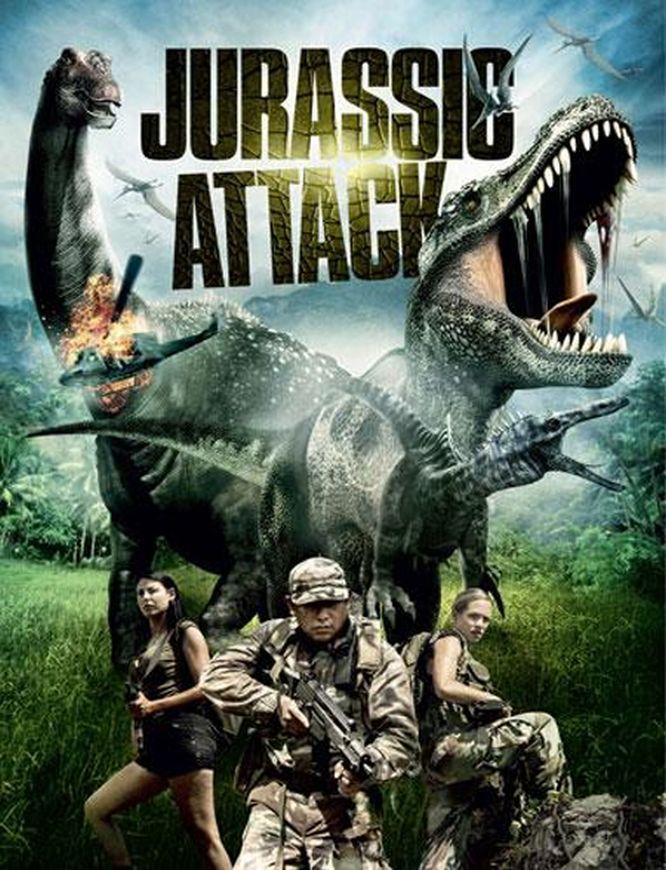 affiche du film Jurassic Attack