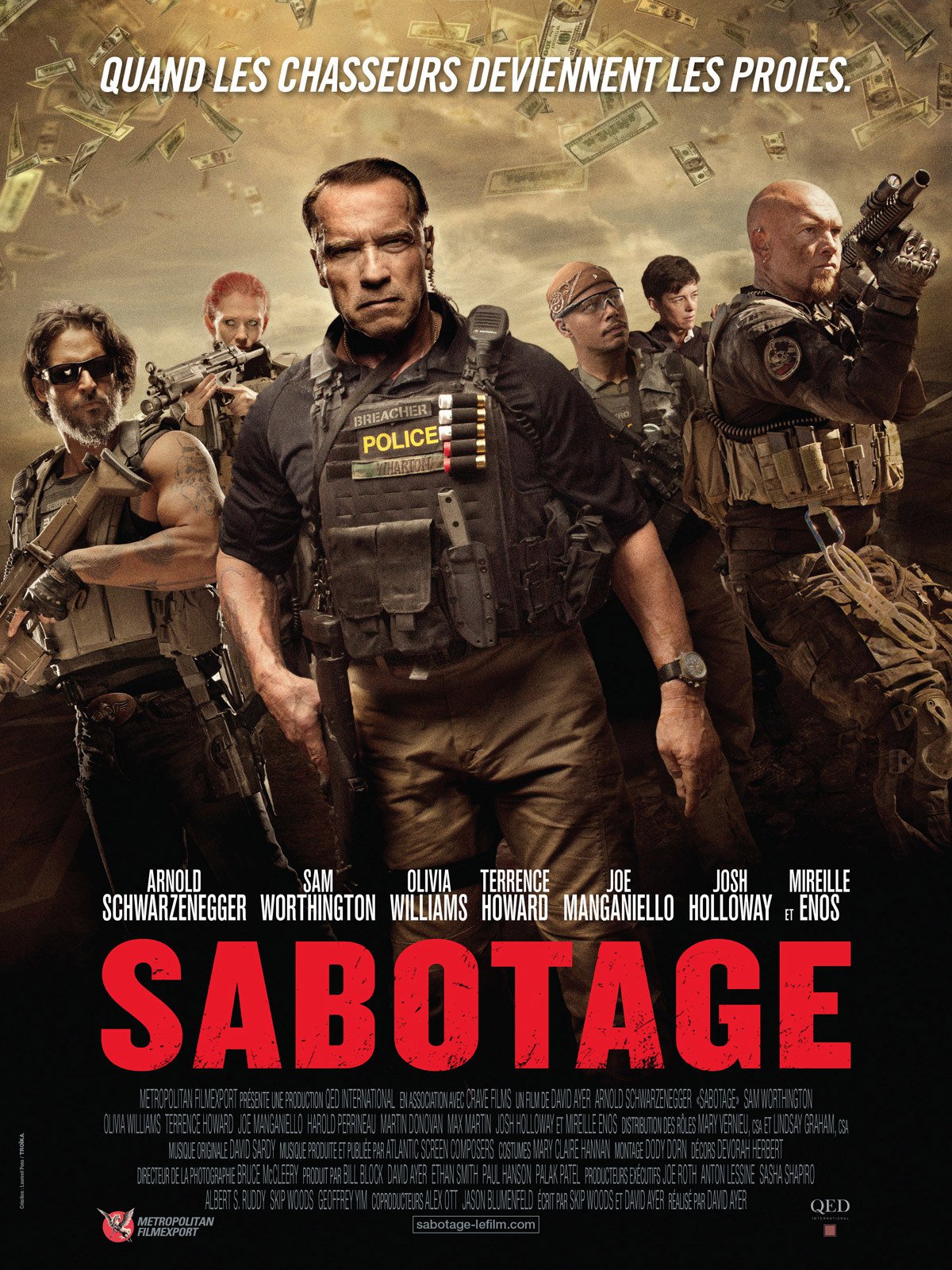 affiche du film Sabotage (2014)