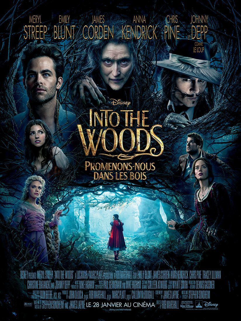 affiche du film Into the Woods : Promenons-nous dans les bois