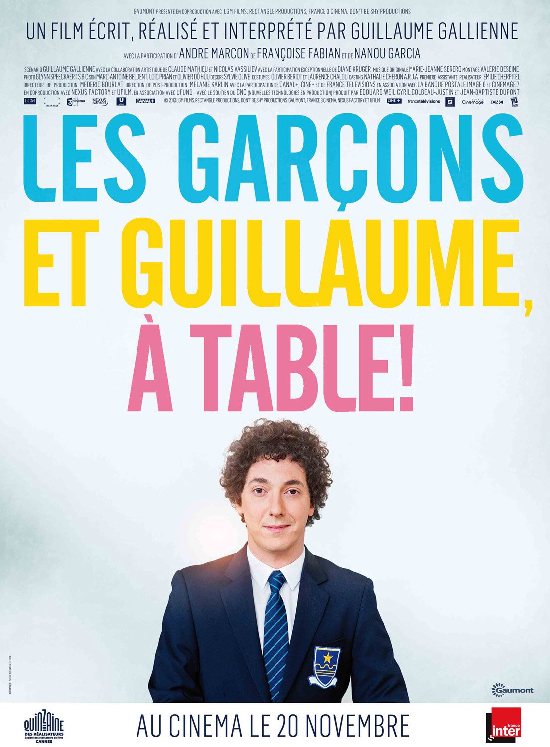 affiche du film Les Garçons et Guillaume, à table !