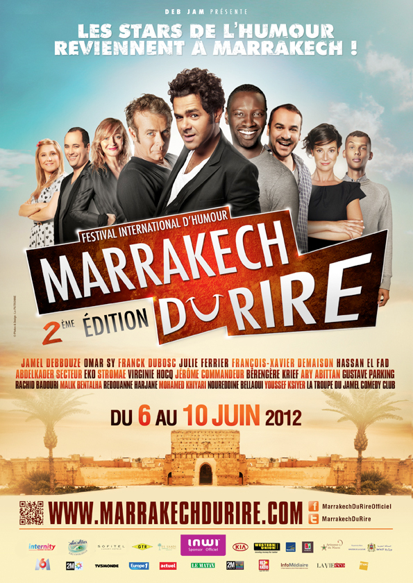 affiche du film Jamel et ses amis au Marrakech du rire 2012