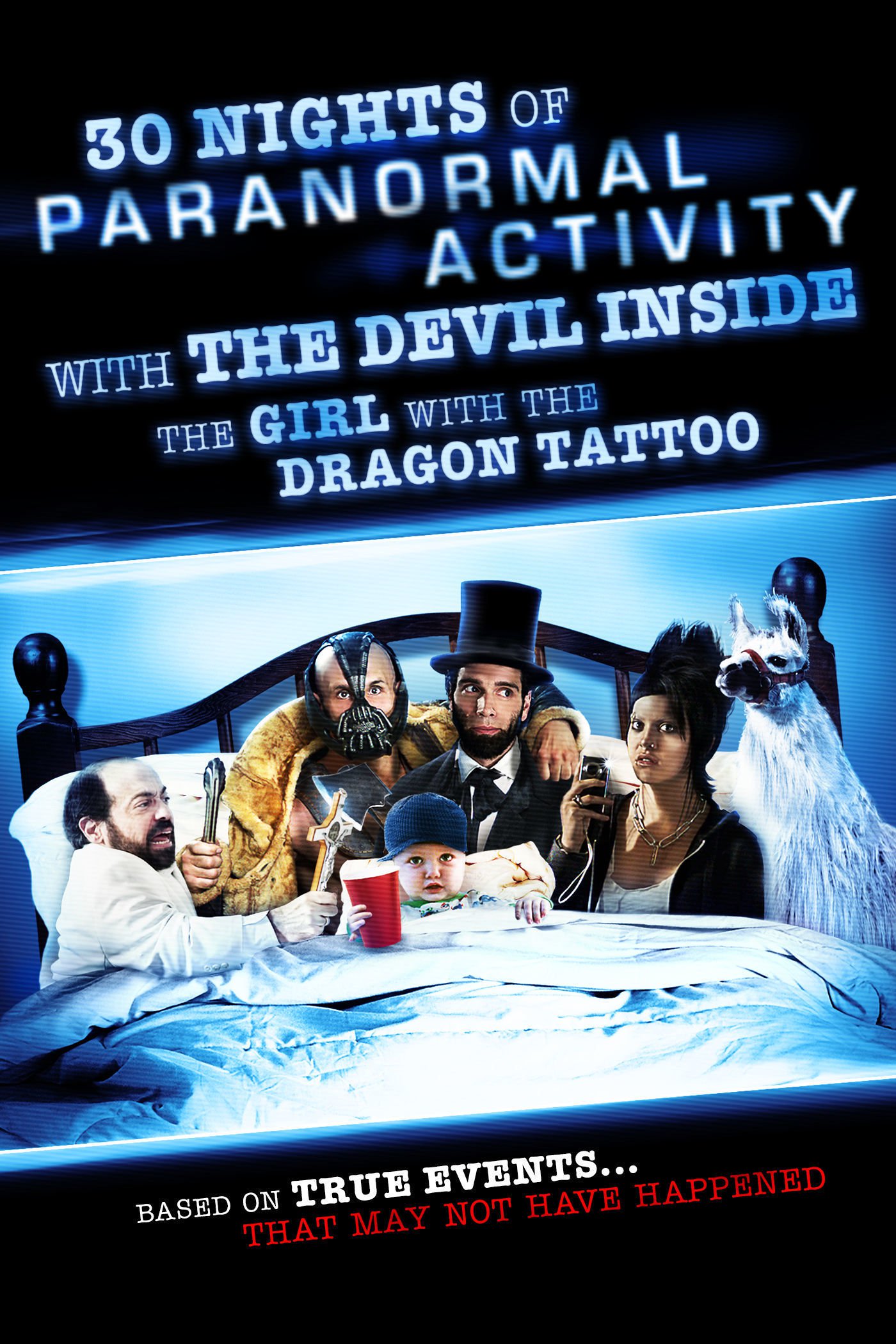 affiche du film 30 Nights of Paranormal Activity With the Devil Inside the Girl With the Dragon Tattoo