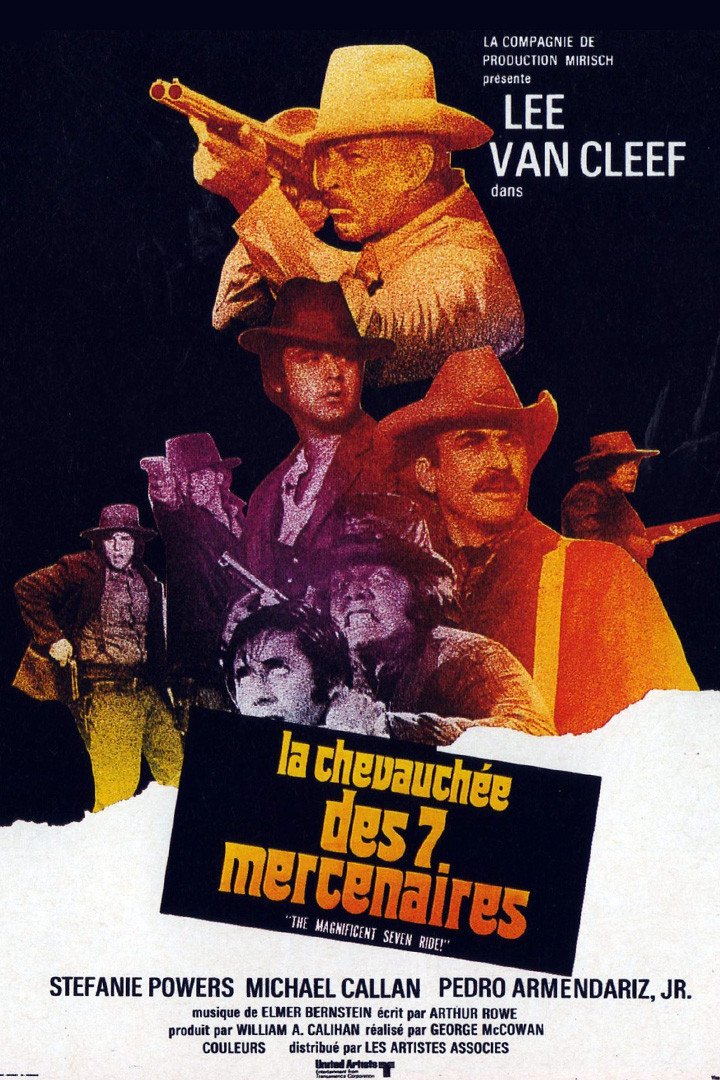 affiche du film La chevauchée des sept mercenaires