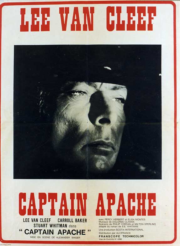 affiche du film Captain Apache
