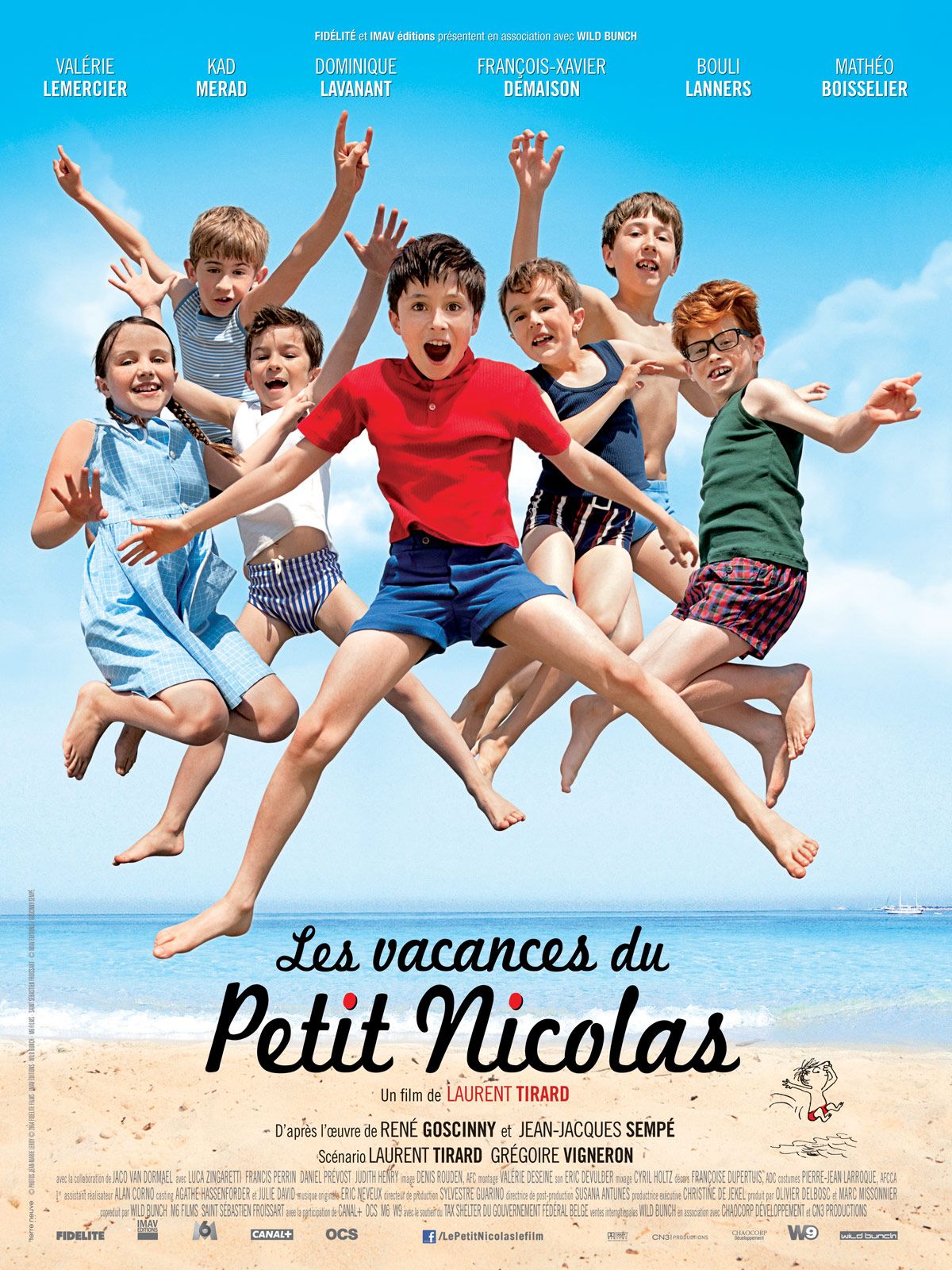 affiche du film Les vacances du Petit Nicolas
