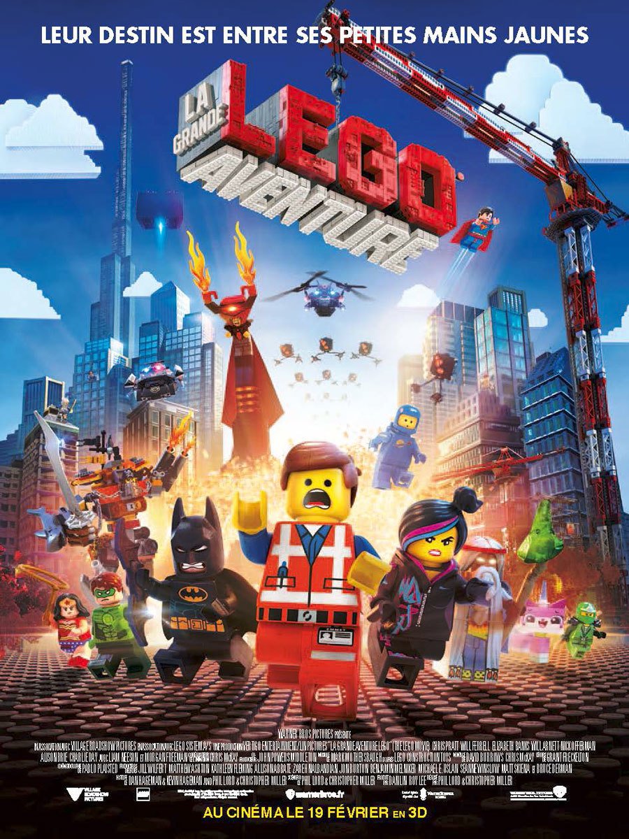 affiche du film La Grande Aventure LEGO